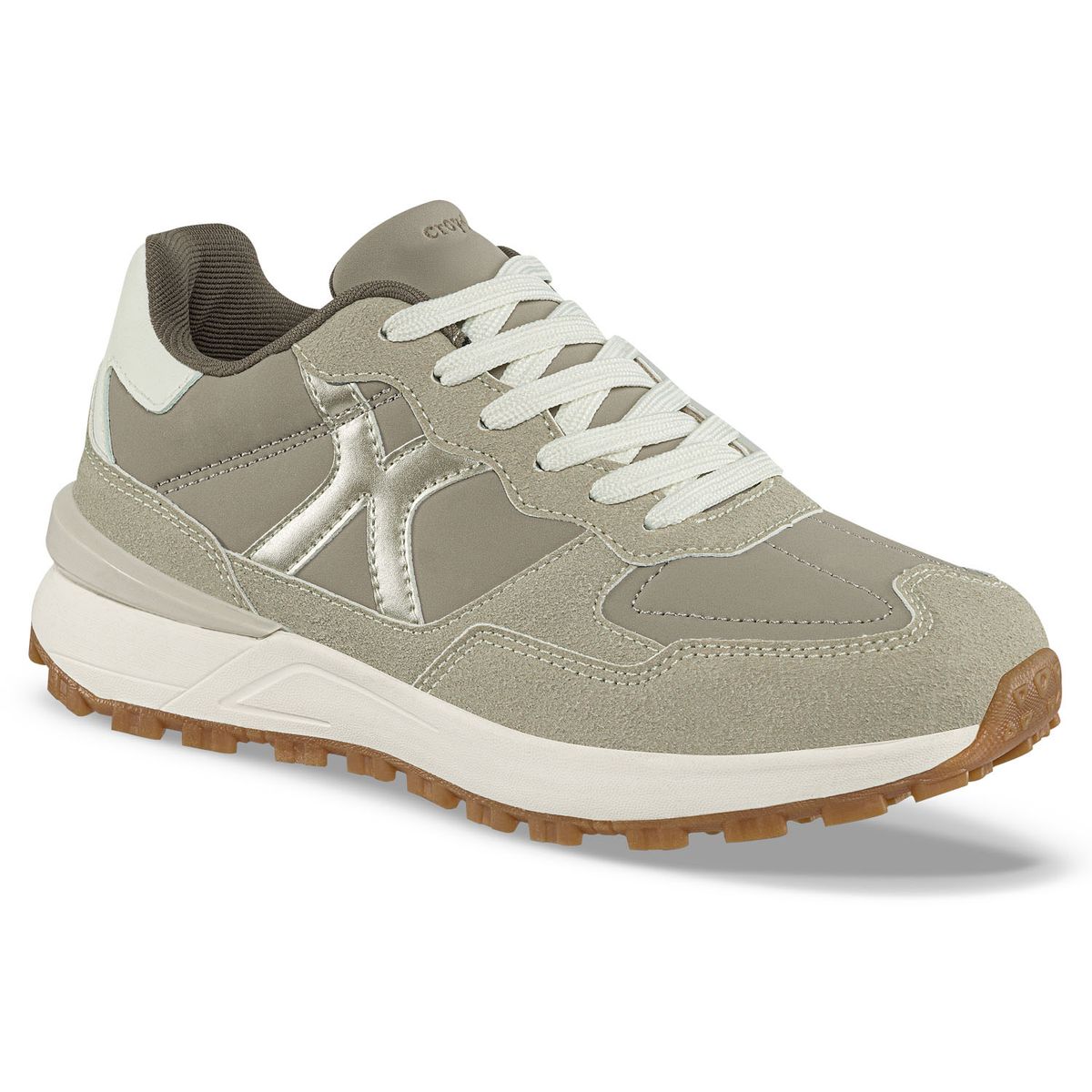 CROYDON - Tenis Urbanos Ruba Beige Croydon para Mujer