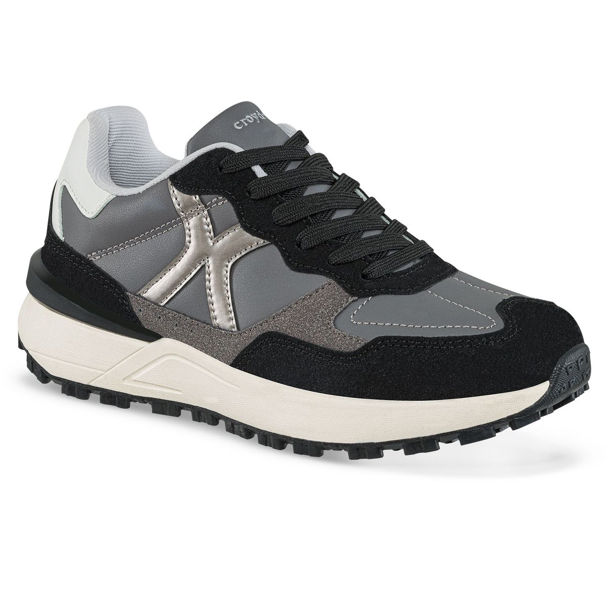 CROYDON - Tenis Urbanos Ruba Negro Croydon para Mujer