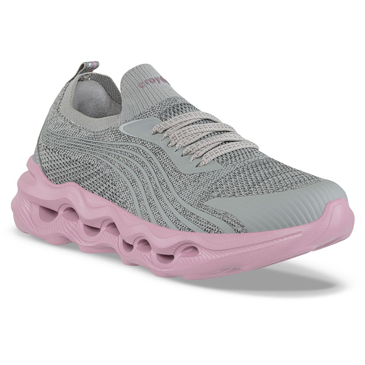 CROYDON - Tenis para Caminar Nami Gris Croydon para Mujer