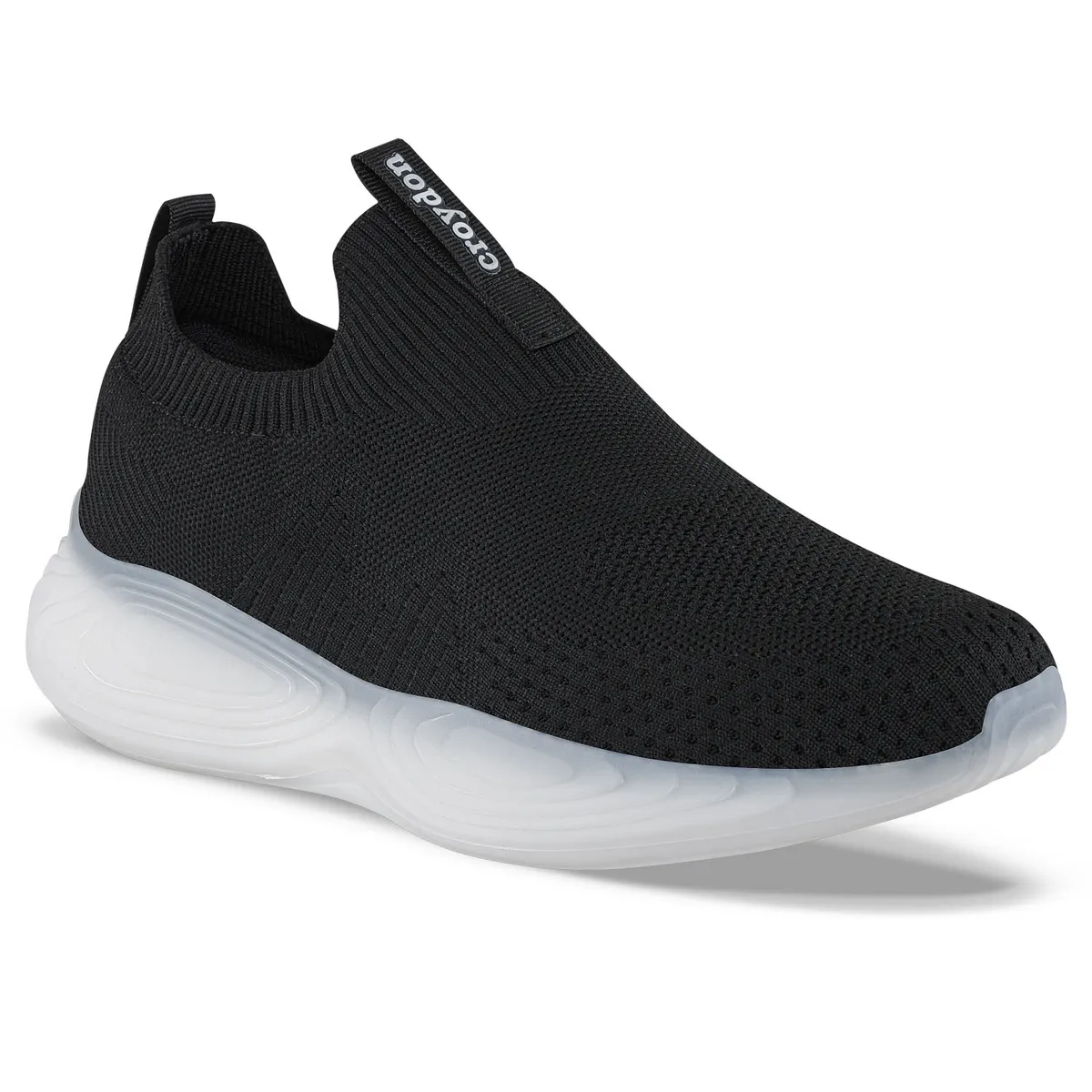 CROYDON - Tenis para Caminar Shimin Negro-Blanco Croydon para Hombre