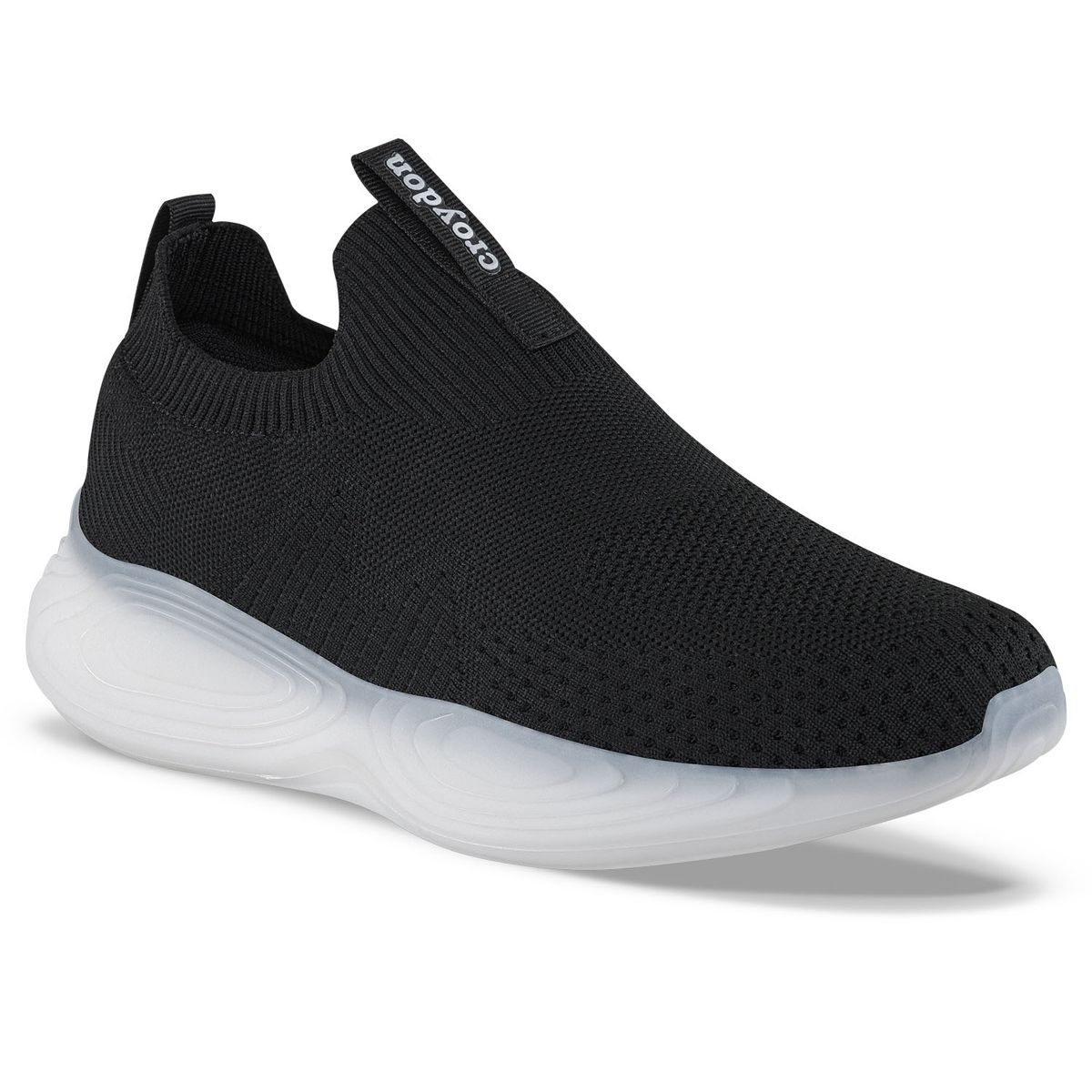 CROYDON - Tenis para Caminar Shimin Negro-Blanco Croydon para Hombre