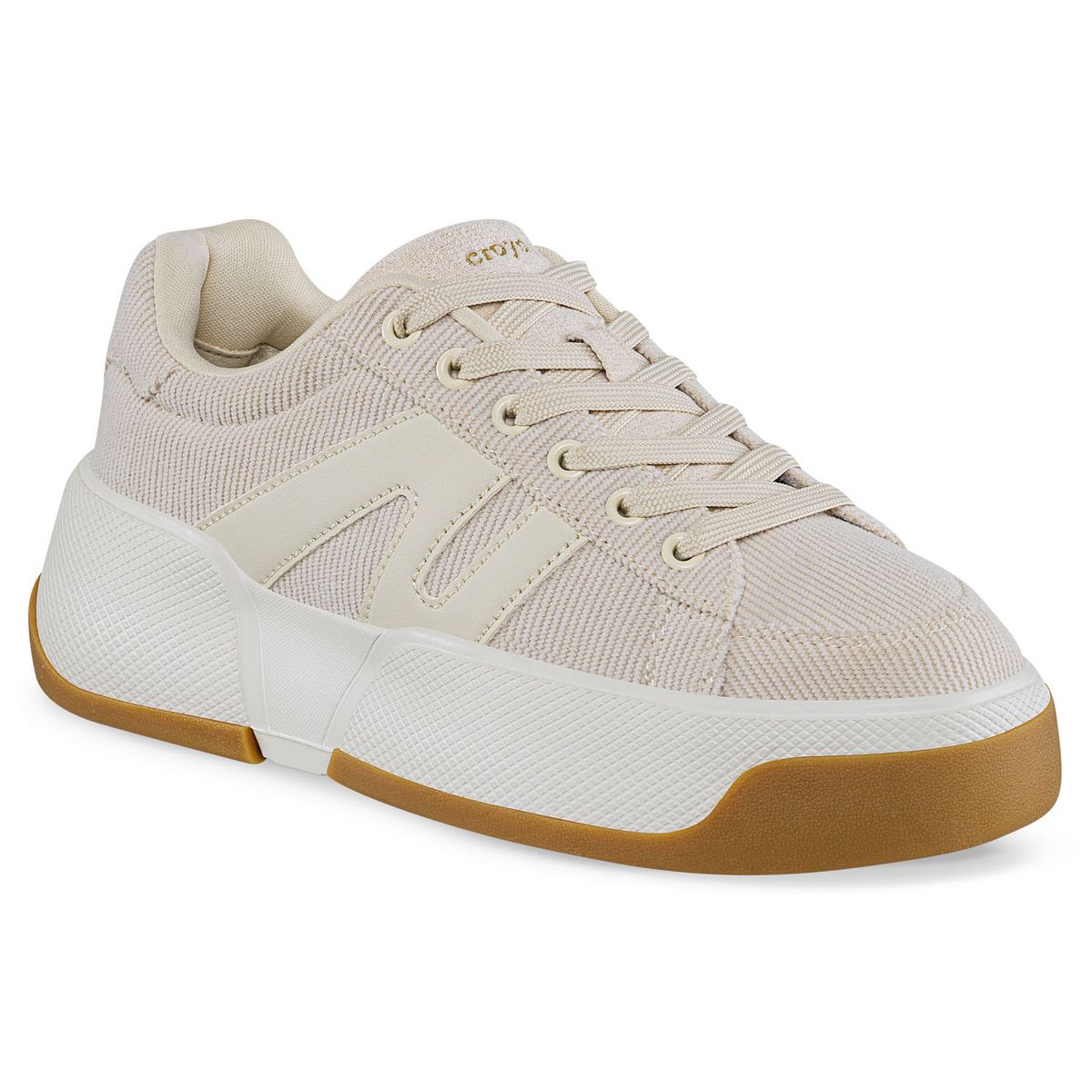 CROYDON - Tenis Quitil Beige Croydon para Mujer