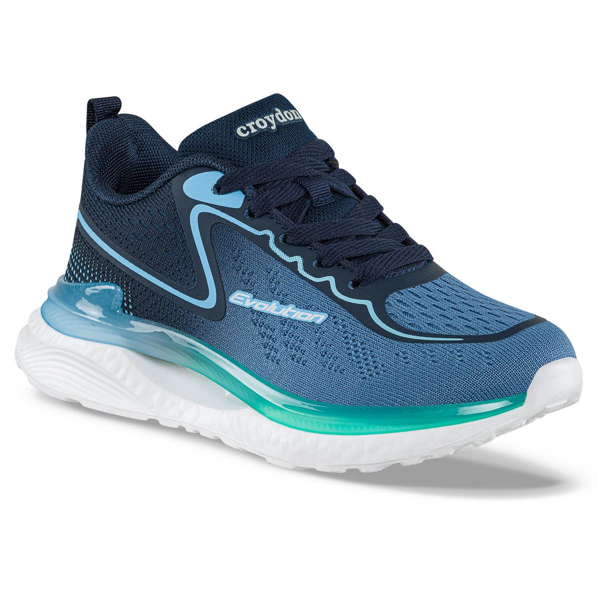 CROYDON - Tenis Running Gemel Azul Croydon para Niño