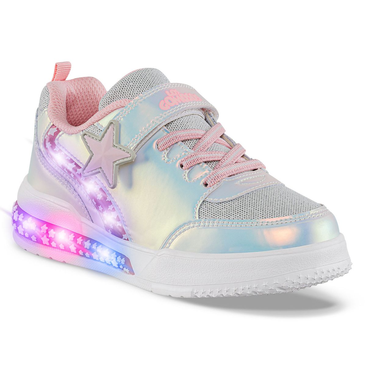 LOS GOMOSOS - Tenis Luces Tekari Blanco Los Gomosos para Niña