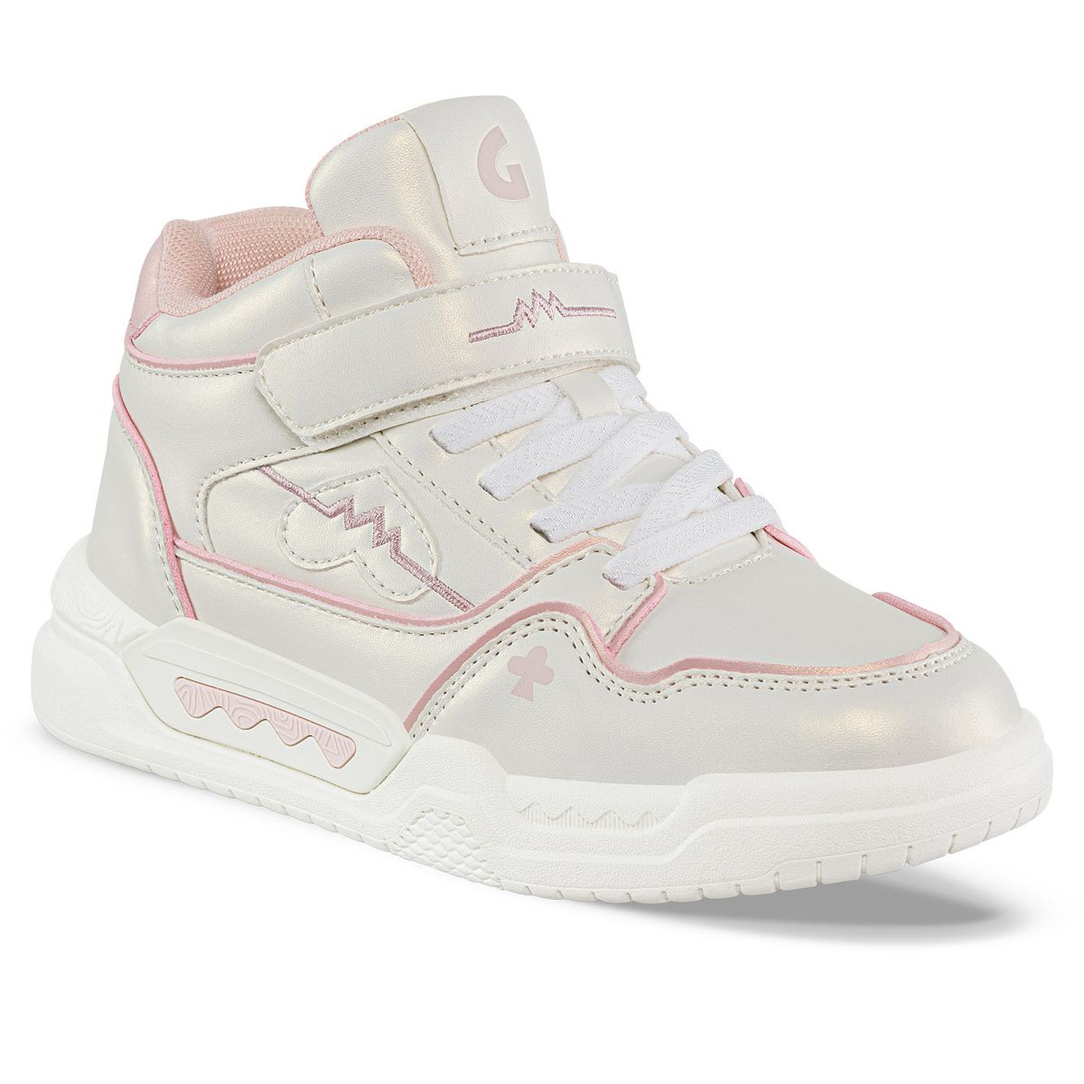 LOS GOMOSOS - Botas Ziraf Blanco-Rosa Los Gomosos para Niña