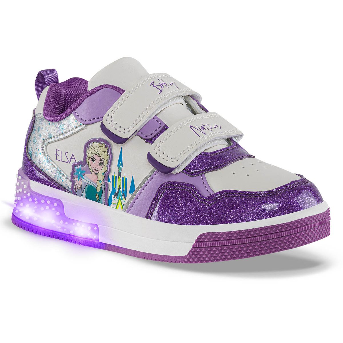 DISNEY - Tenis Luces Elsa Circue Mora Disney para Niña