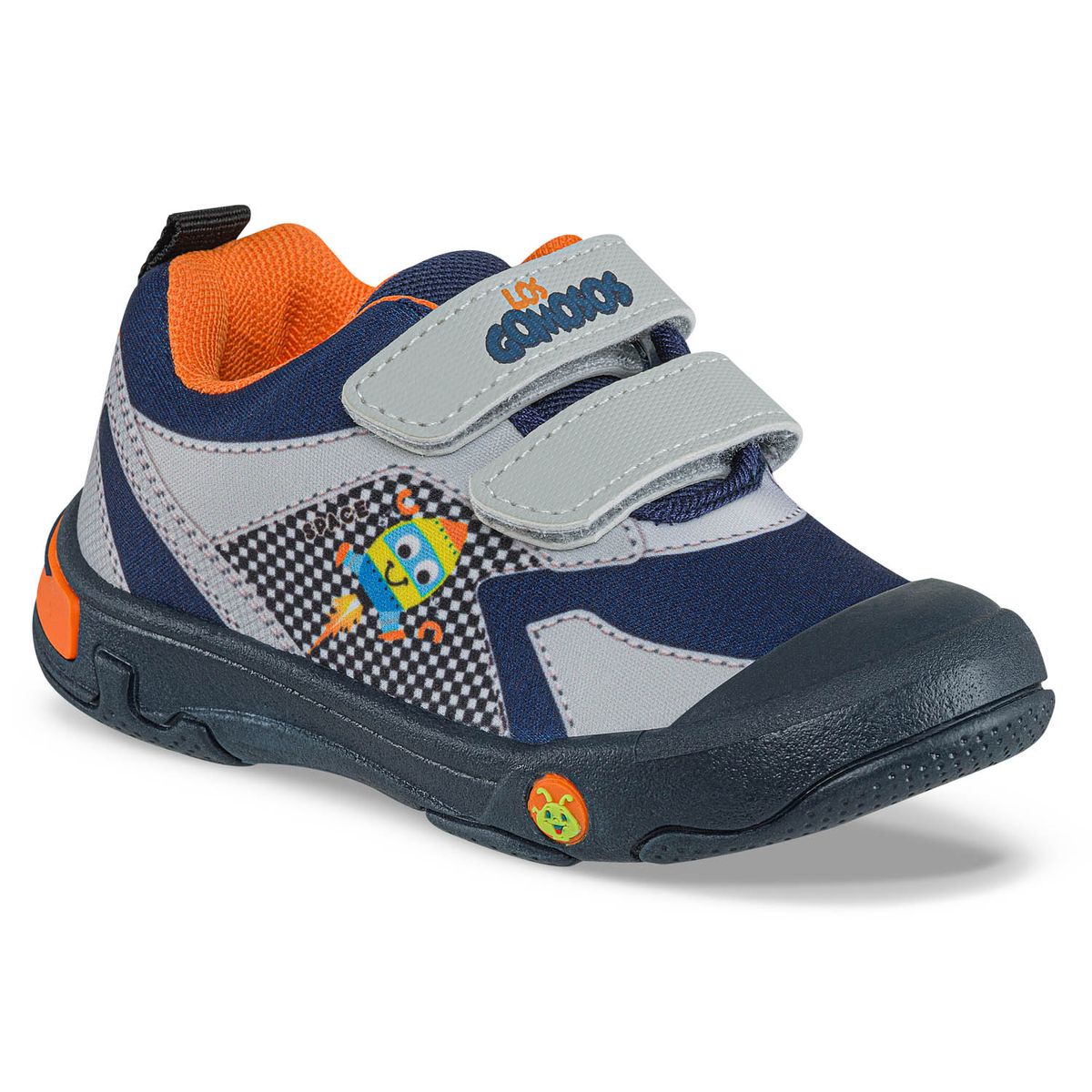 LOS GOMOSOS - Tenis Casuales Lopey Gris-Azul O Los Gomosos para Bebé