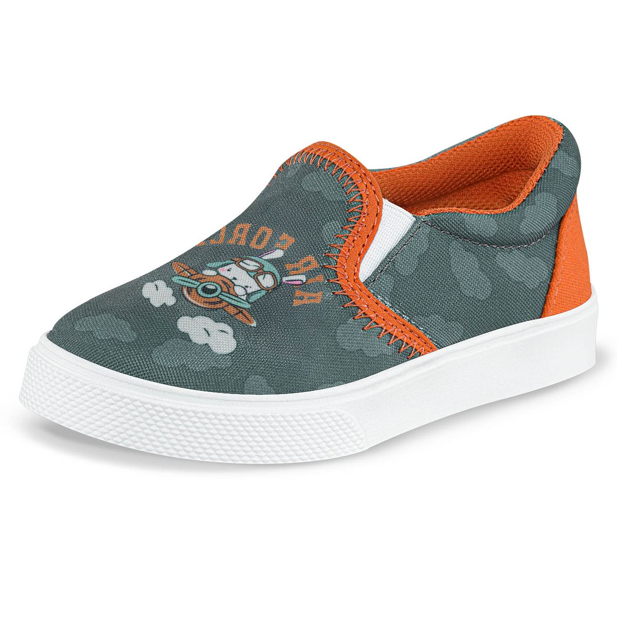 LOS GOMOSOS - Tenis Casuales Ricordo Gris Los Gomosos para Niño