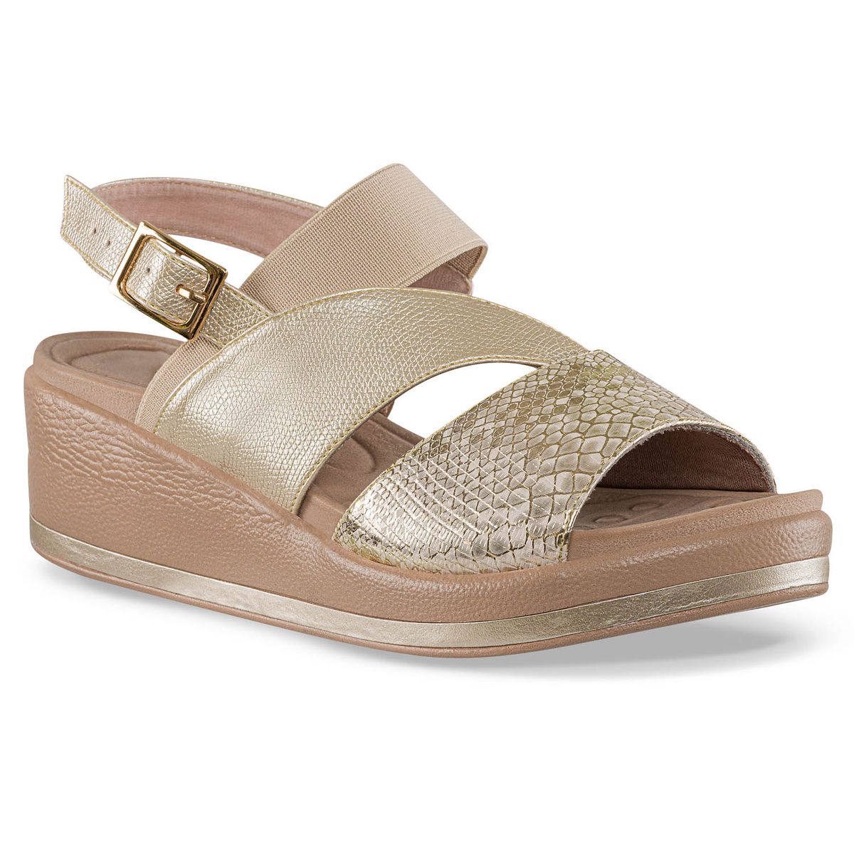 CROYDON - Sandalias Tacón Whitni Oro Croydon para Mujer
