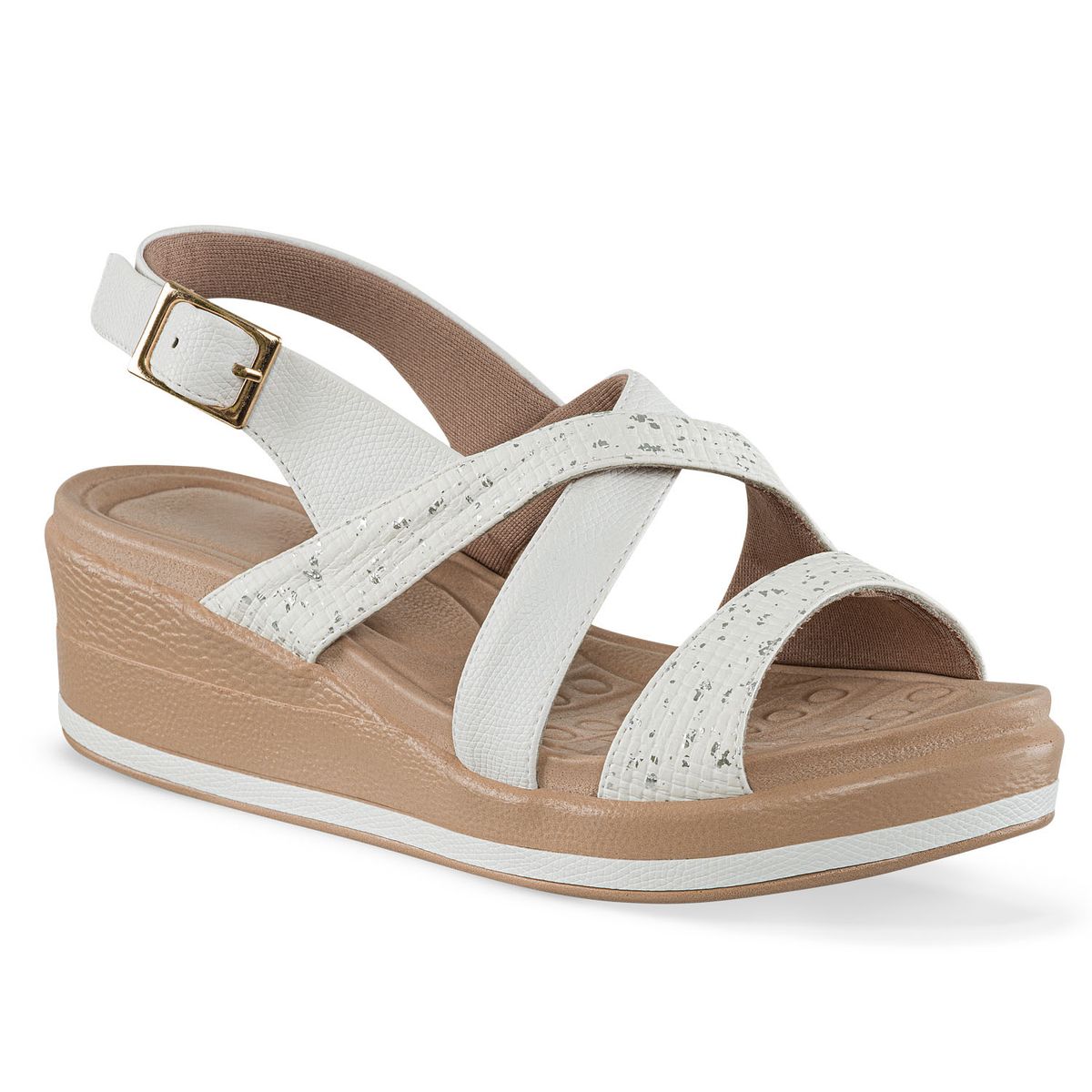 CROYDON - Sandalias Tacón Andrey Blanco Croydon para Mujer