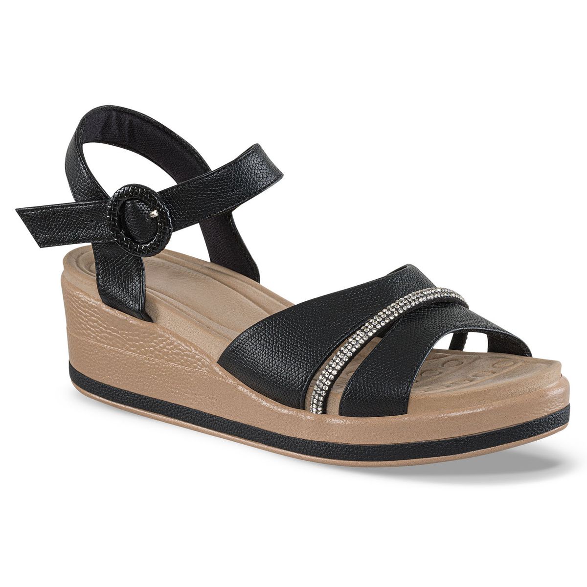 CROYDON - Sandalias Tacón Genoveva Negro Croydon para Mujer