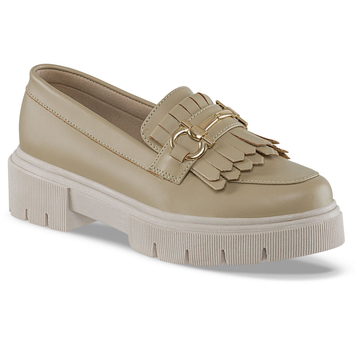 CROYDON - Mocasines Florist Beige Croydon para Mujer
