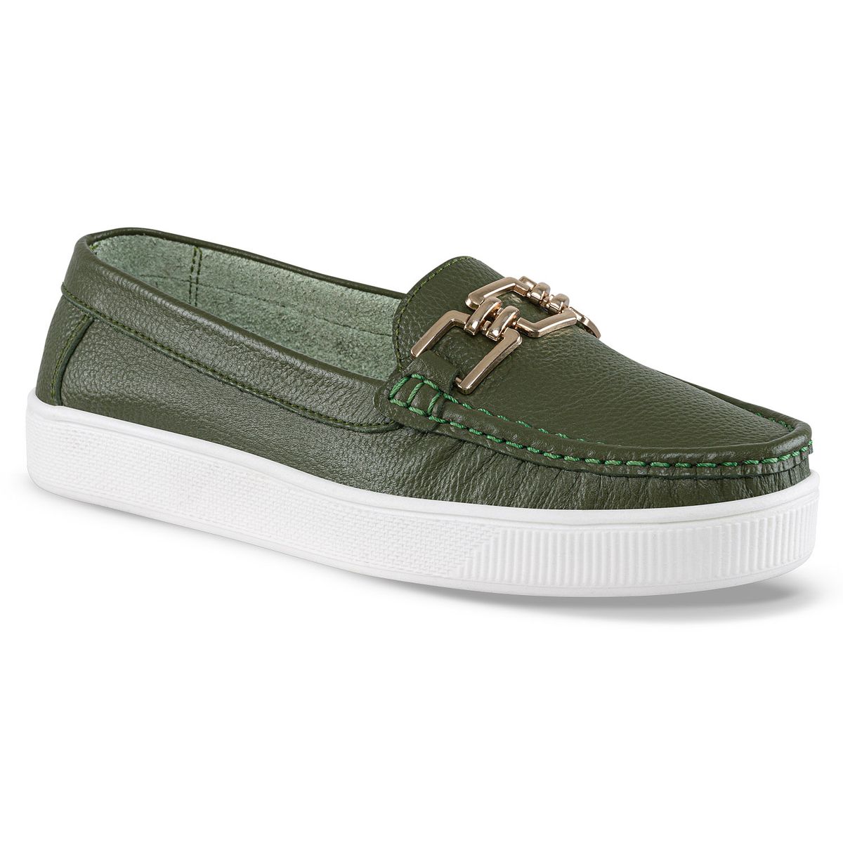 CROYDON - Mocasines Milly Verde Croydon para Mujer