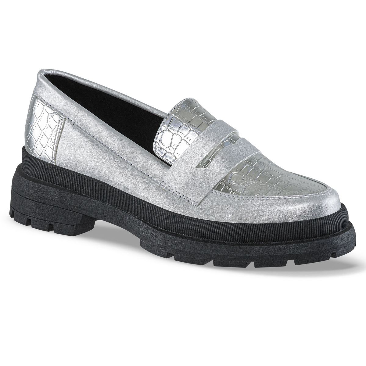 CROYDON - Mocasines Lyrica Plata Croydon para Mujer