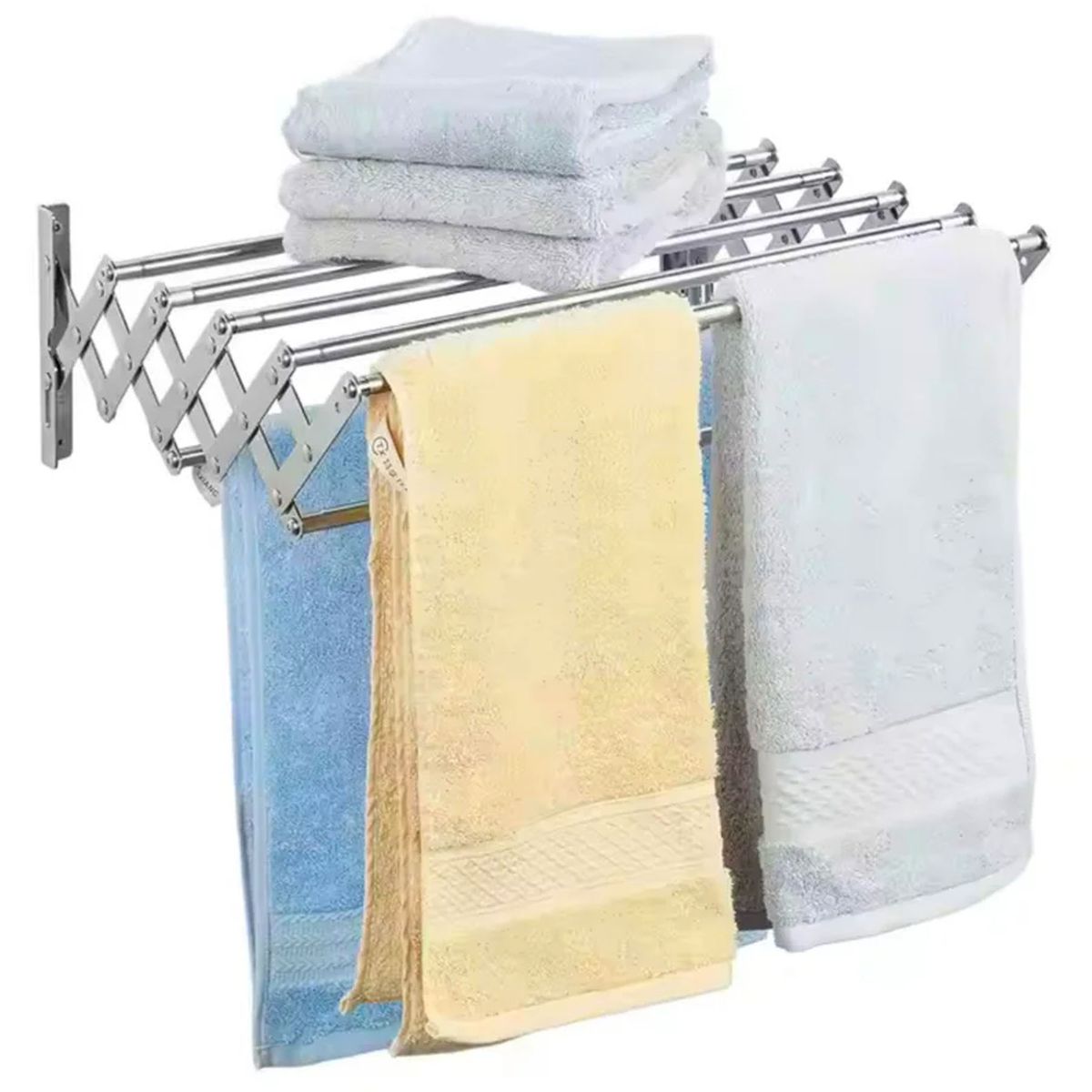 ONE PIXEL - Tendedero De Ropa Para Pared Extensible Plegable 1 mts Retráctil Amplio