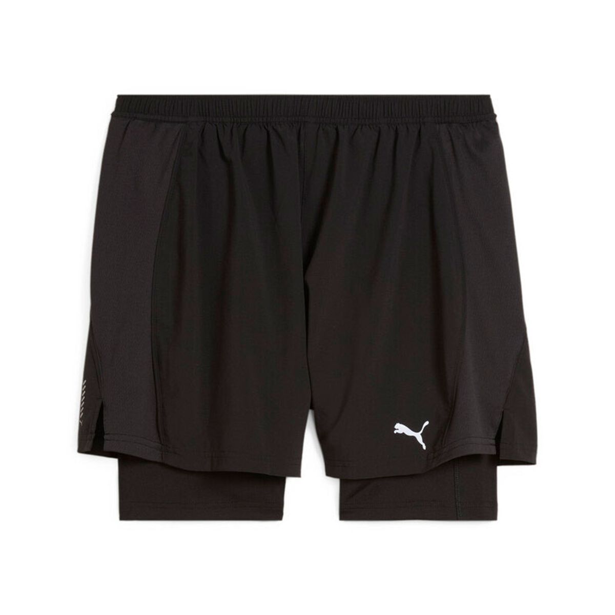 PUMA - Pantaloneta Deportiva Puma M Run Velocity 2 In1 Negro Hombre