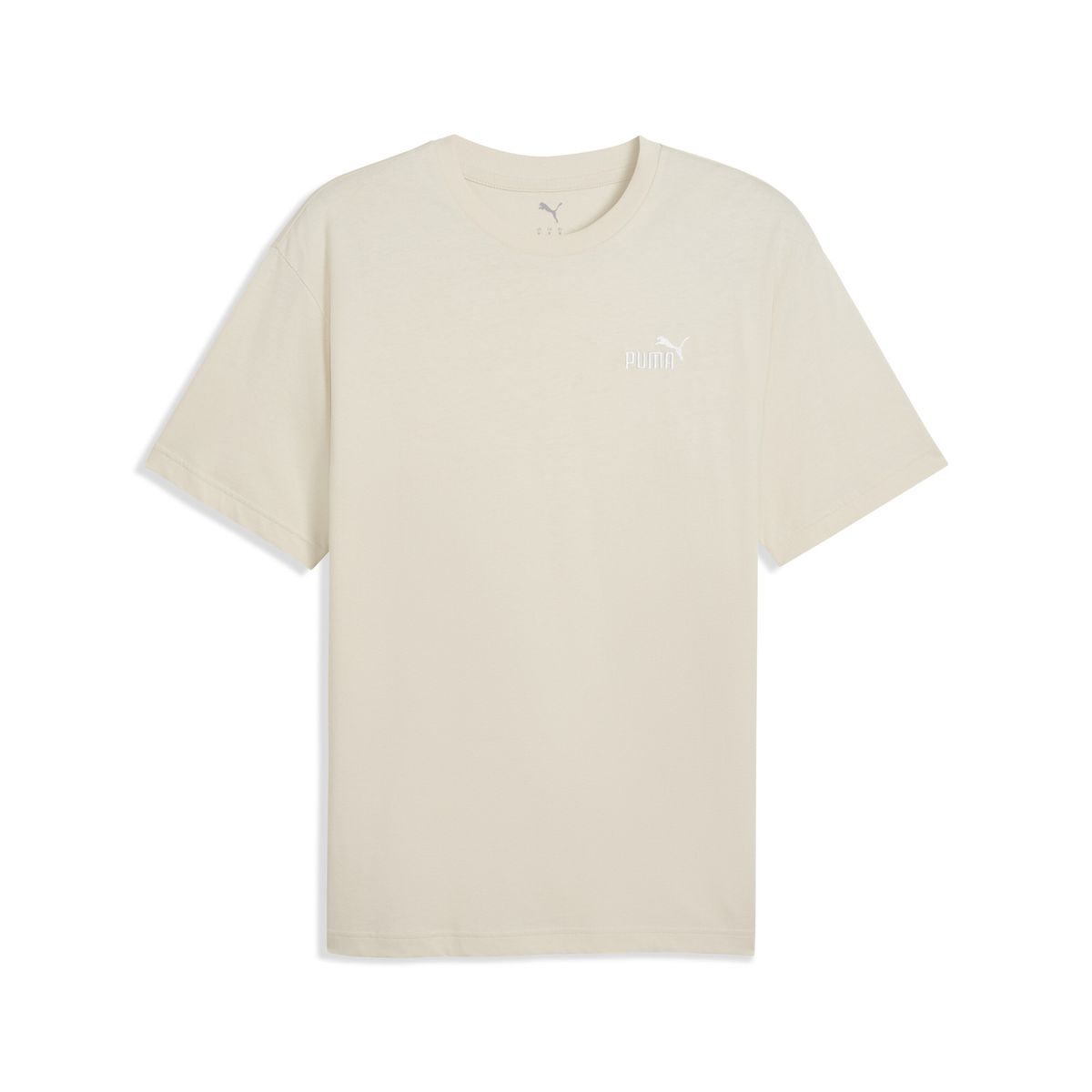 PUMA - Camisa Deportiva Puma Original Ess Relaxed No 1 Beige Hombre