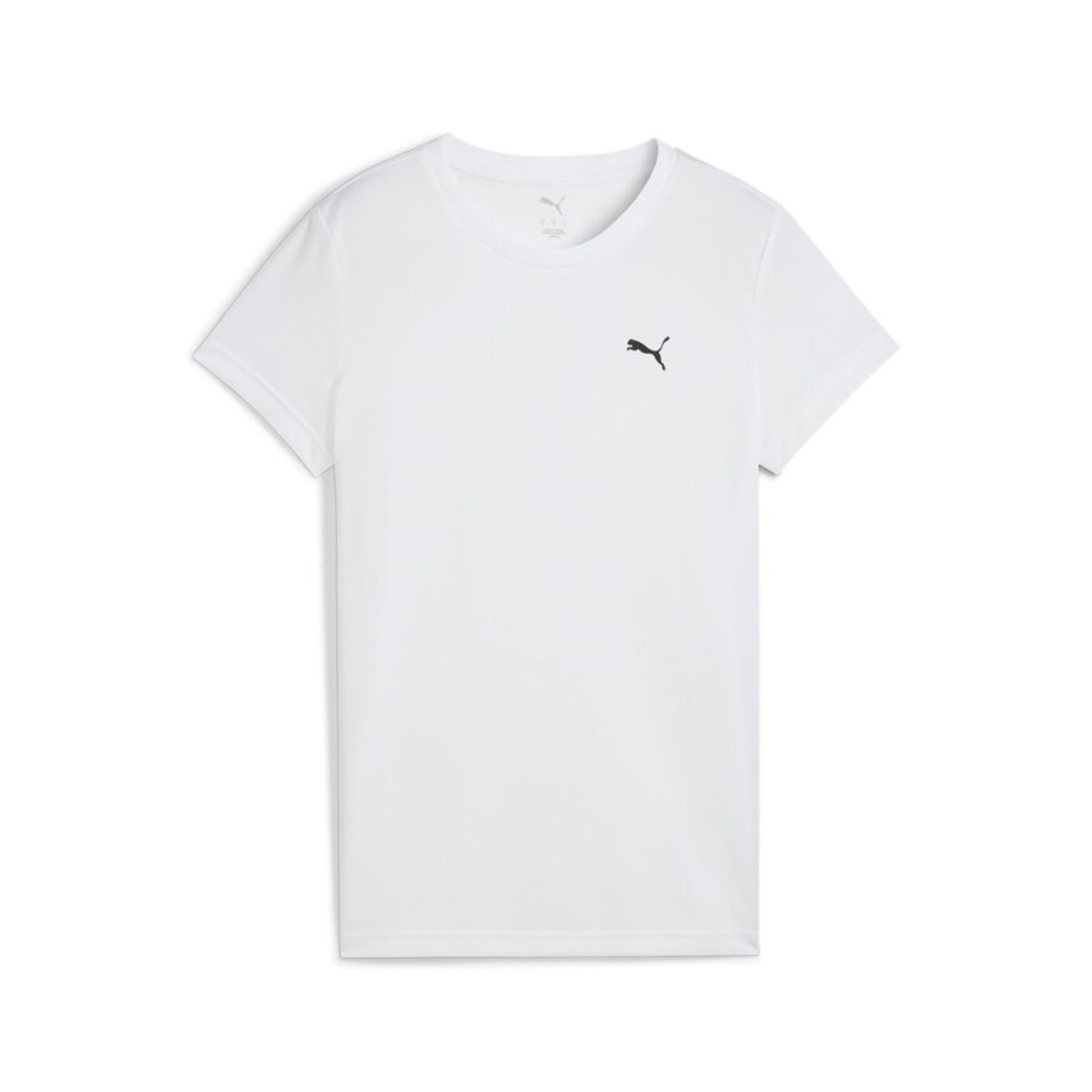 PUMA - Camisa Deportiva Puma Original Ess Logo (Poly) Blanco Mujer