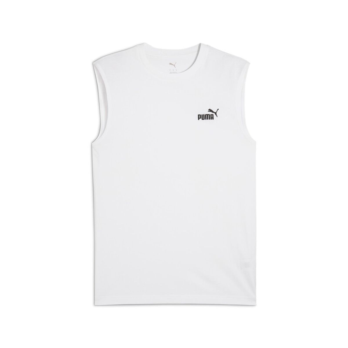 PUMA - Camisa Deportiva Puma Ess No 1 Logo Sleeveless Blanco Hombre