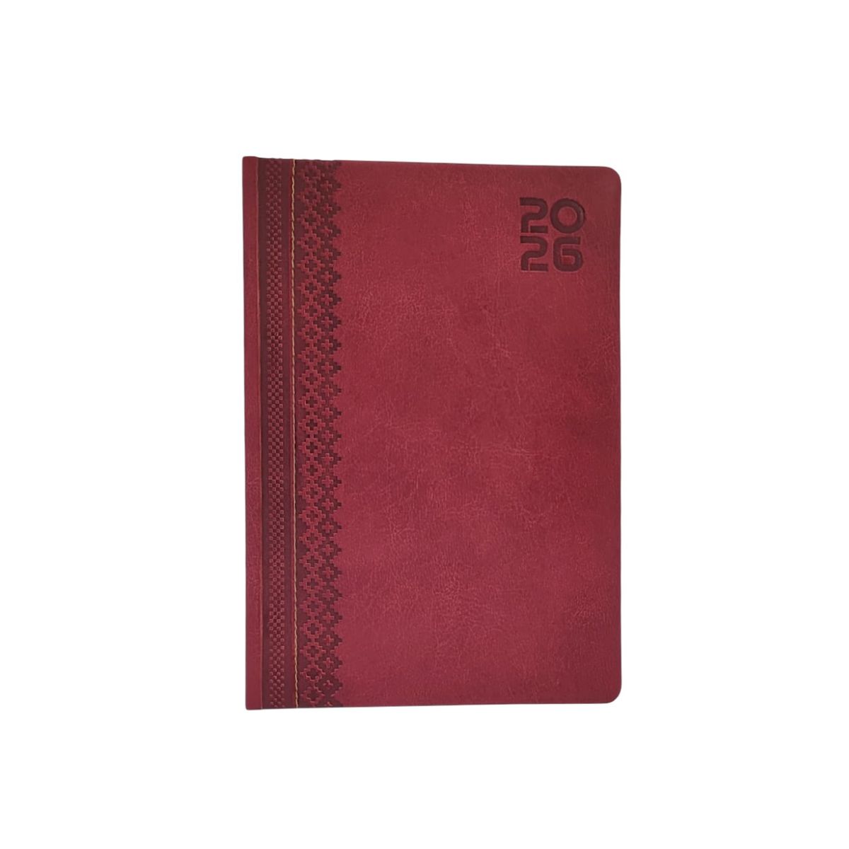 GENERICO - Agenda Diaria Gerencial Vinotinto Con Planeador Mensual 2026