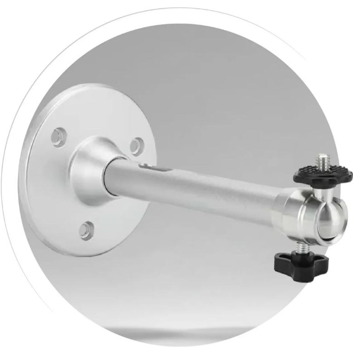 INNOVA - Soporte Metálico Para Proyector 360° Ajustable Techo O Pared 18 Cm