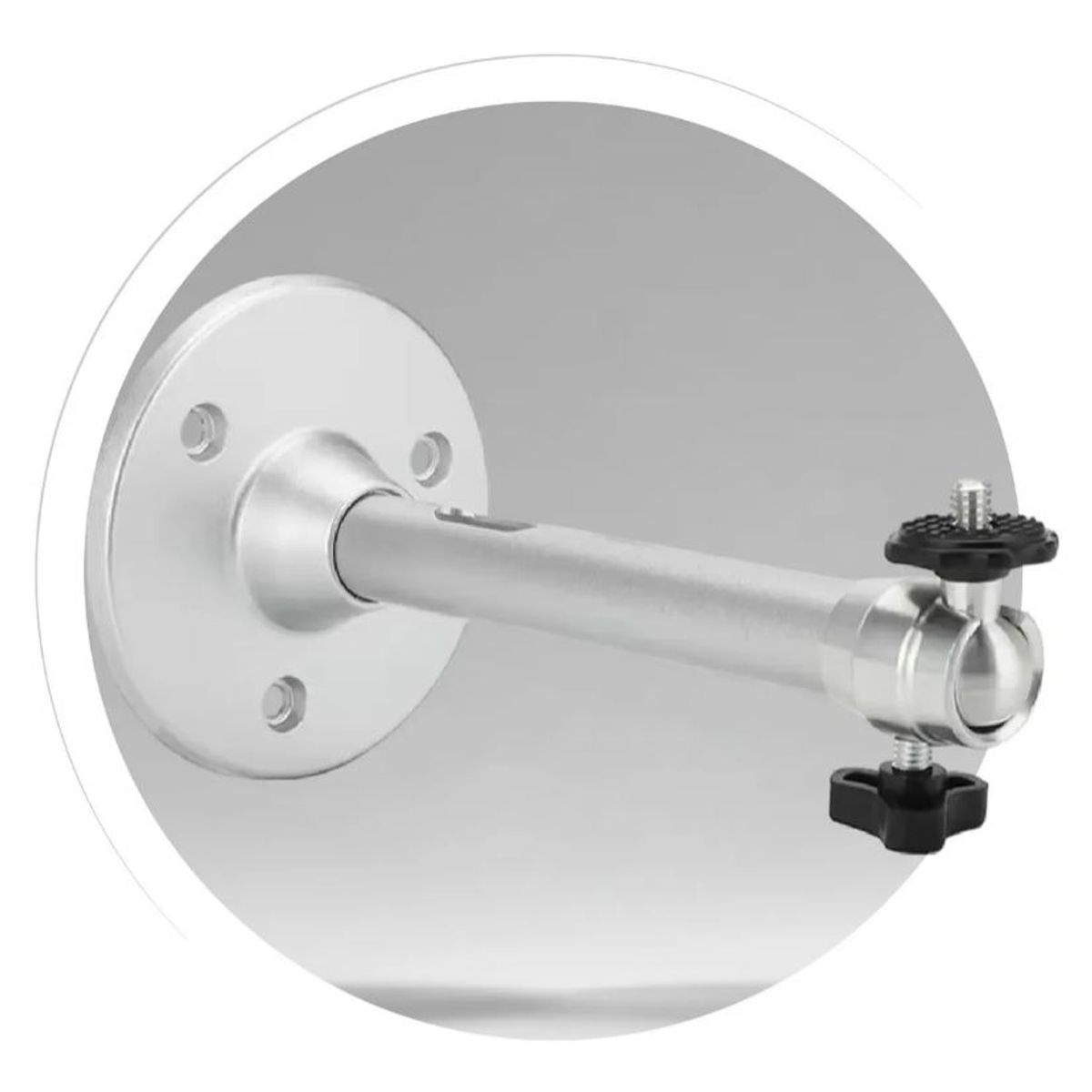INNOVA - Soporte Metálico Para Proyector 360° Ajustable Techo O Pared 18 Cm