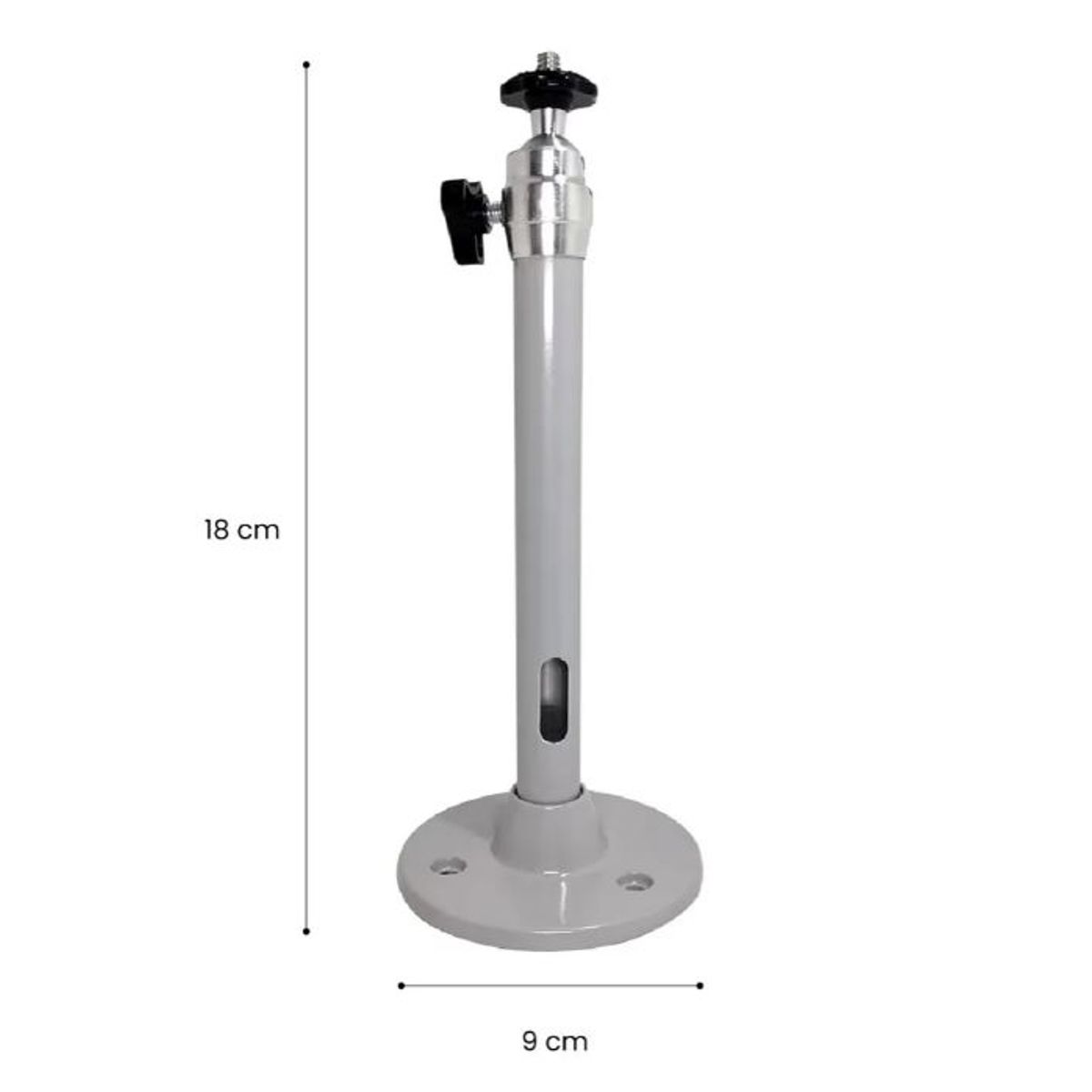 INNOVA - Soporte Metálico Para Proyector 360° Ajustable Techo O Pared 18 Cm