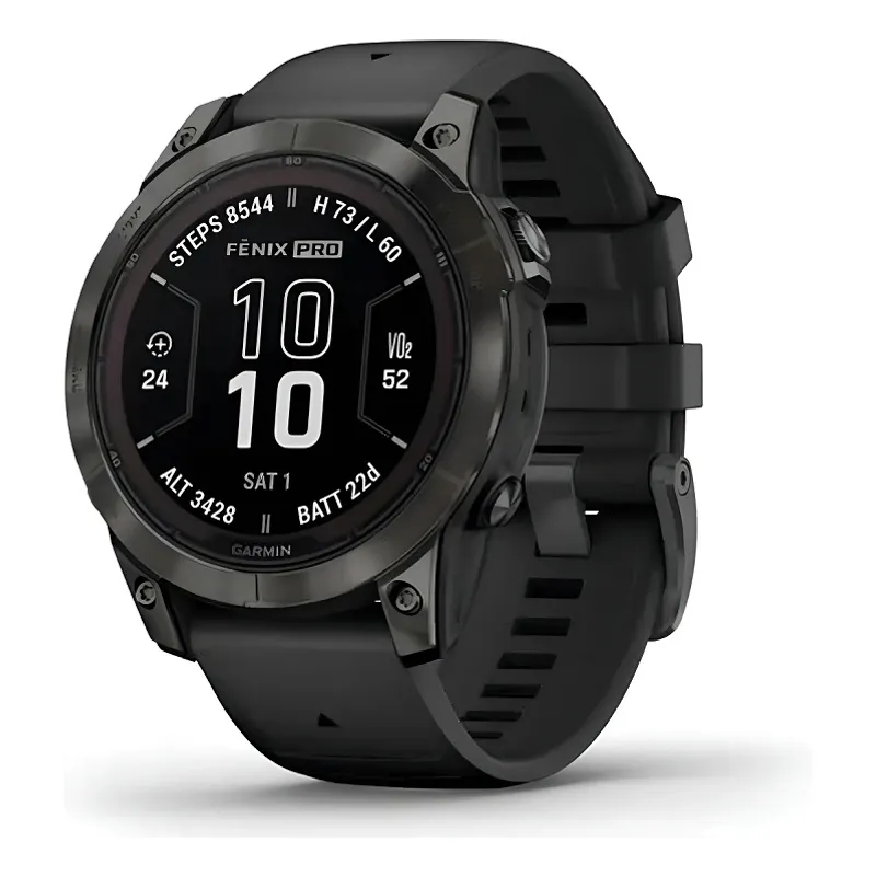 GARMIN - Reloj Fenix 7 Pro, Sapphire Solar, Premiun Multisport Gps Gris Negro