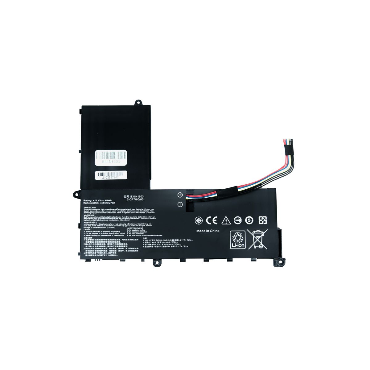 NEOTEK - BATERIA PARA ASUS  B31N1503 HOMOLOGADO