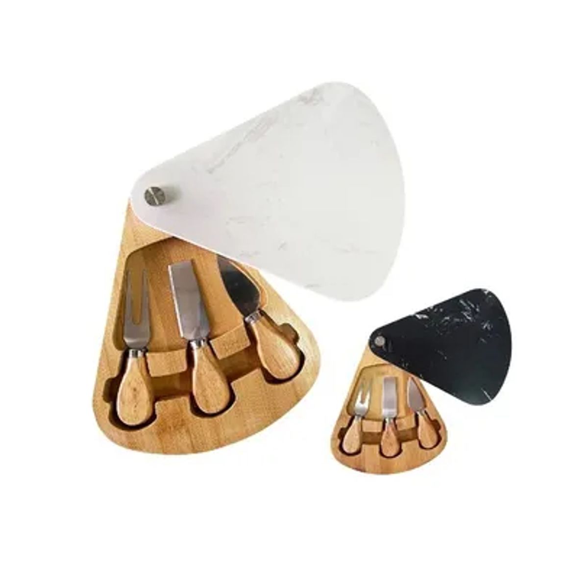 GENERICO - Tabla y accesorios de queso con tapa