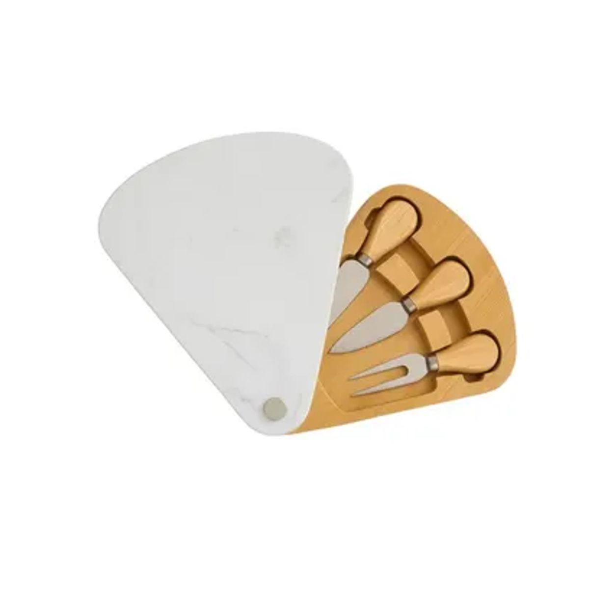 GENERICO - Tabla y accesorios de queso con tapa