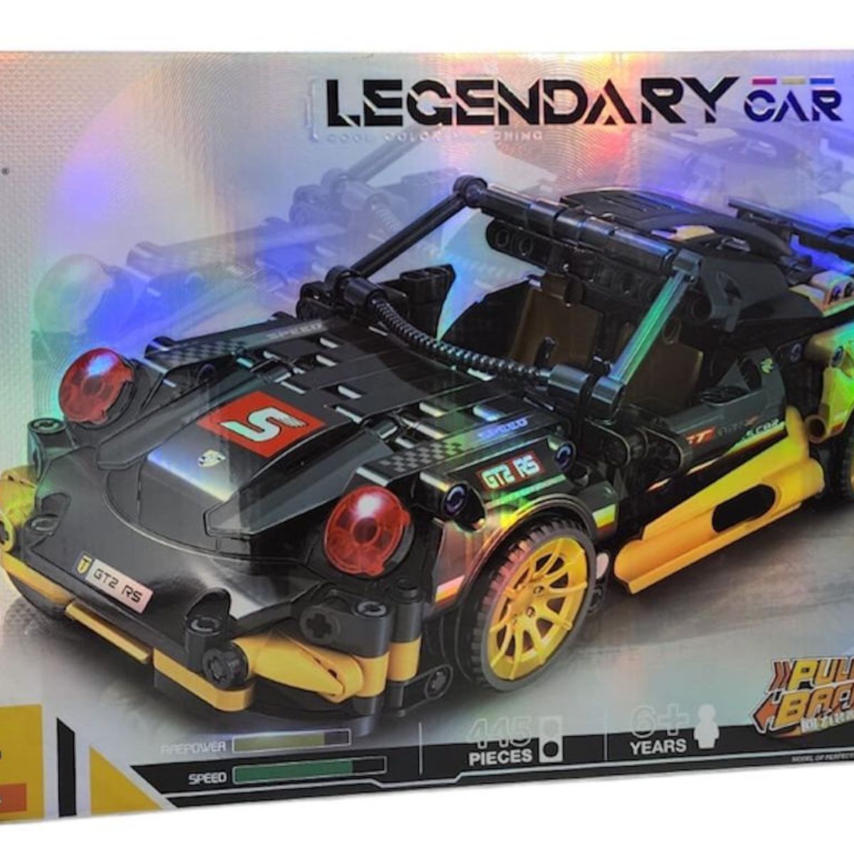 GENERICO - Juego Armable Didactico Auto De Carreras Coleccionable 445 Piezas