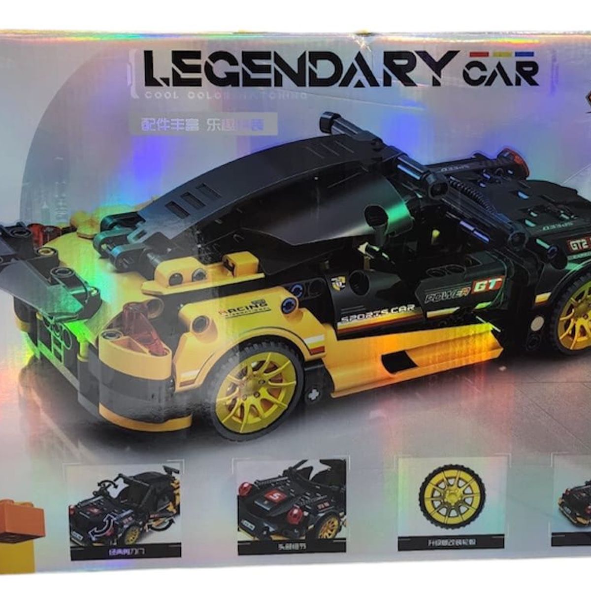 GENERICO - Juego Armable Didactico Auto De Carreras Coleccionable 445 Piezas