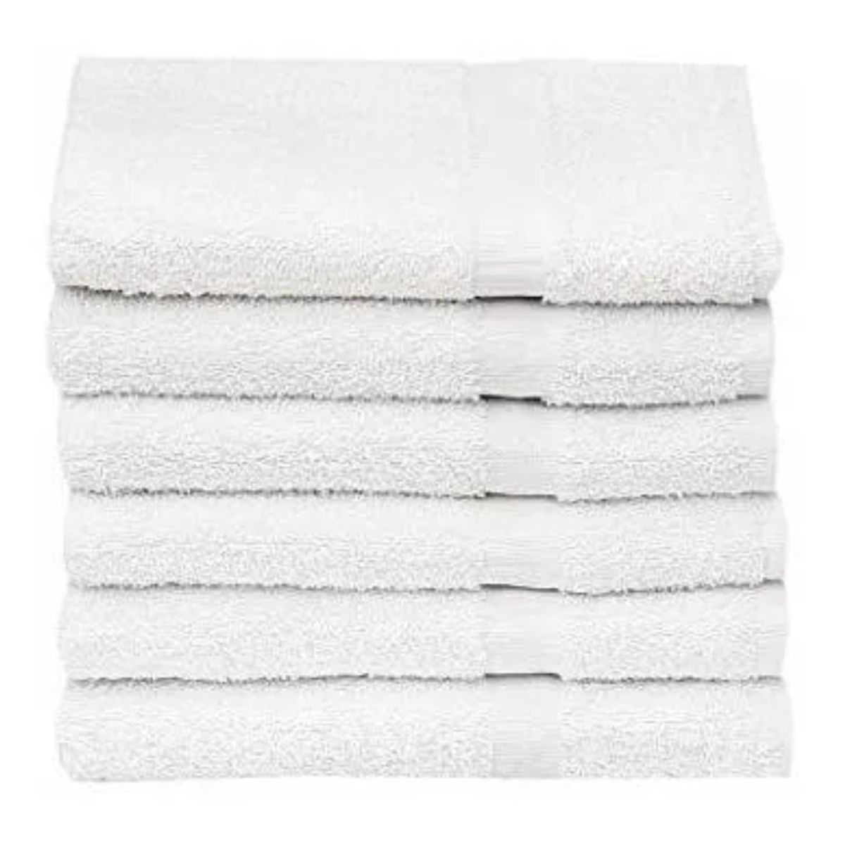 BOMBAY - 6 Toalla De Baño / Cuerpo - 70x140cm - 320gr Algodón - blanco