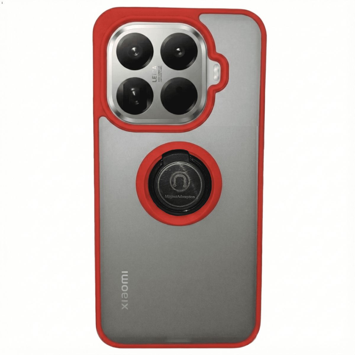 GENERICO - Funda Case Estuche Anti Golpes Mate Compatible Xiaomi 15T Pro Rojo