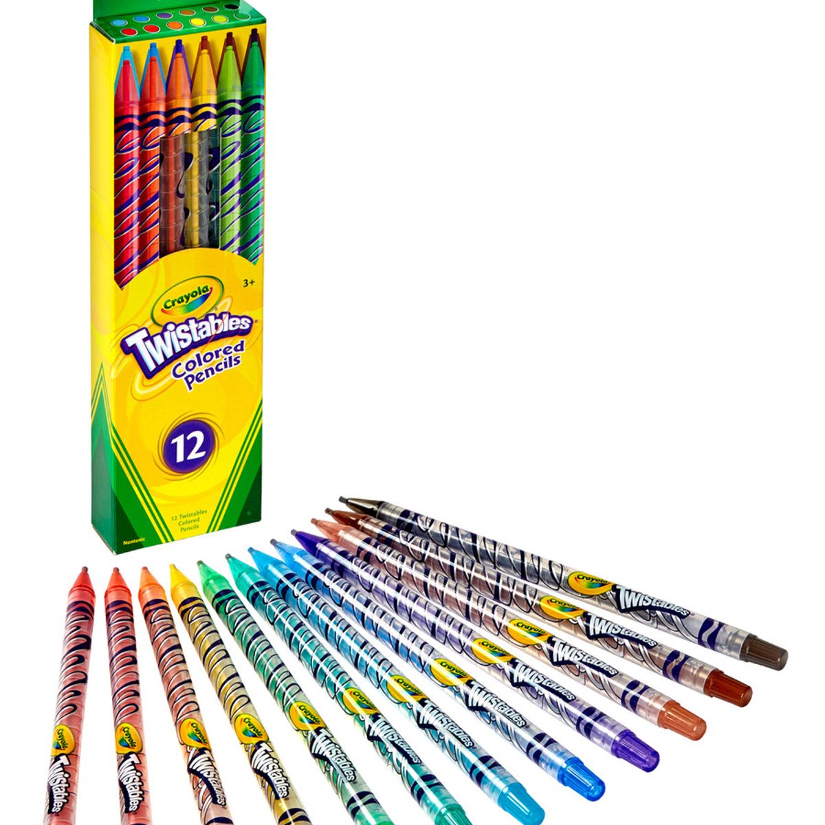 GENERICO - LAPICES DE COLOR TWISTABLES X 12