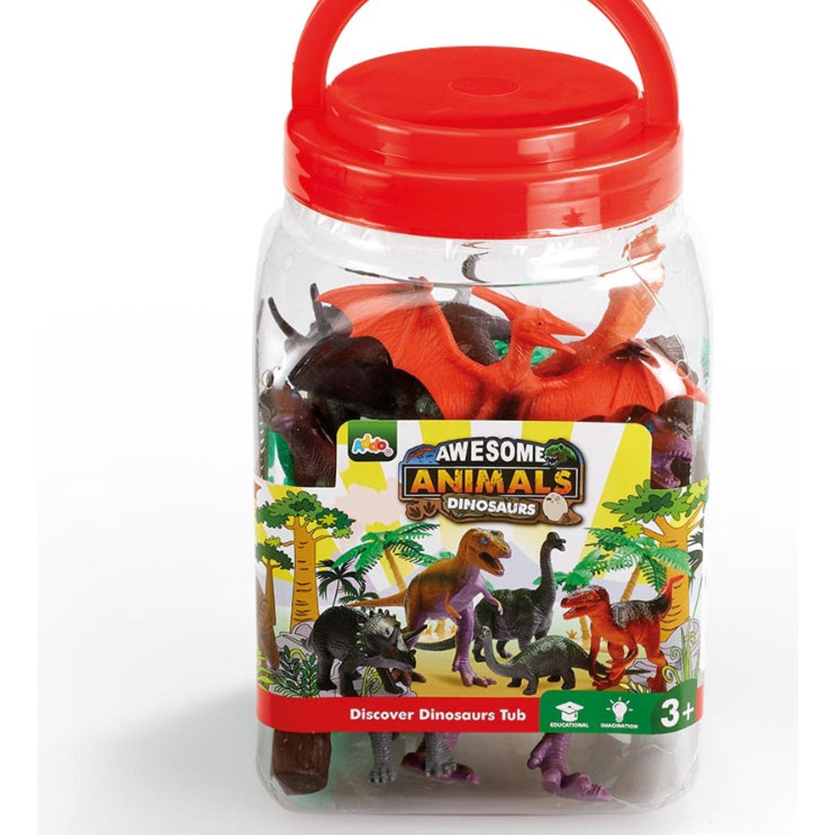 GENERICO - AA SET TUBO FIG X12 DINOSAURIOS