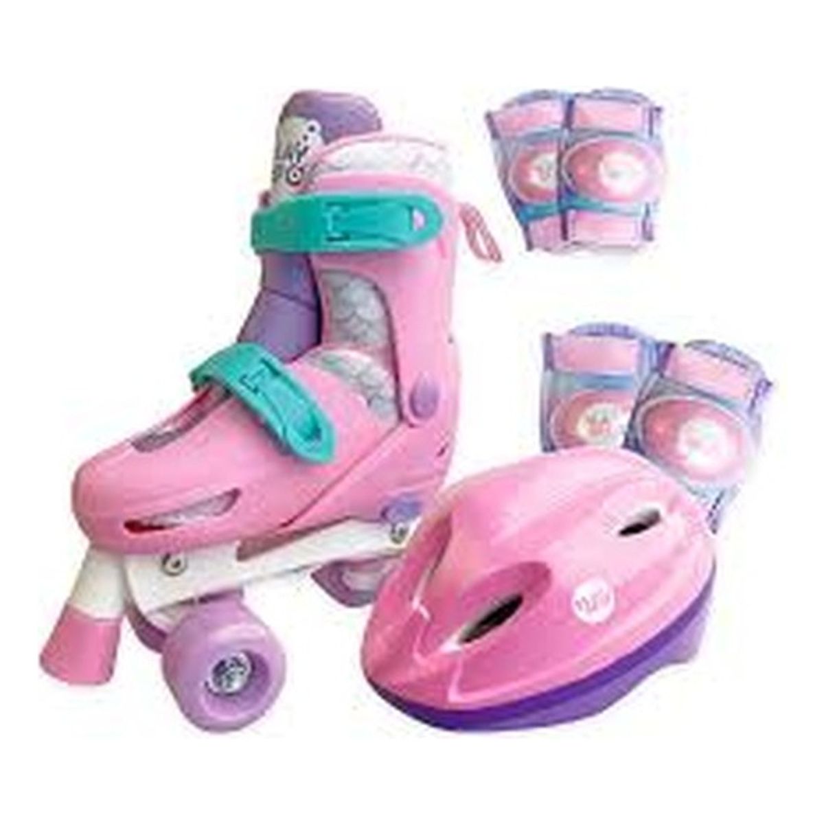 GENERICO - PLAY SPOT SP SET PATINES RUEDAS2X2 ROSADO