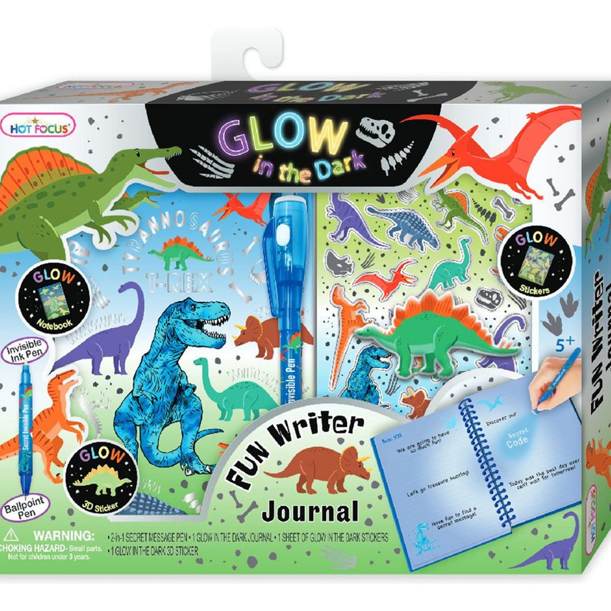 GENERICO - SET CUADERNO SECRETO DINOSAURIO