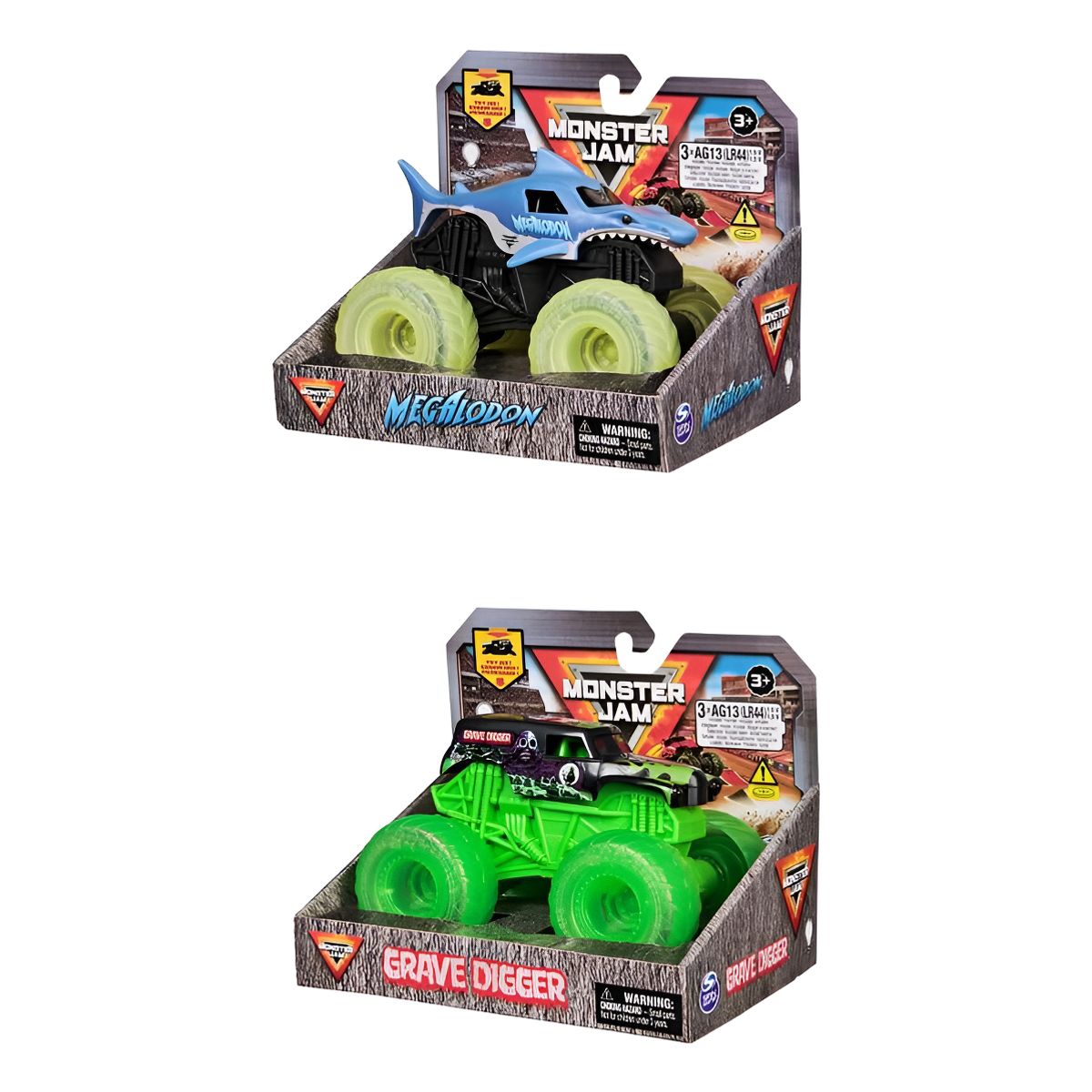 GENERICO - MONSTER JAM X 1 ESCALA 143 LLANTAS LIGHT-UP V SURT