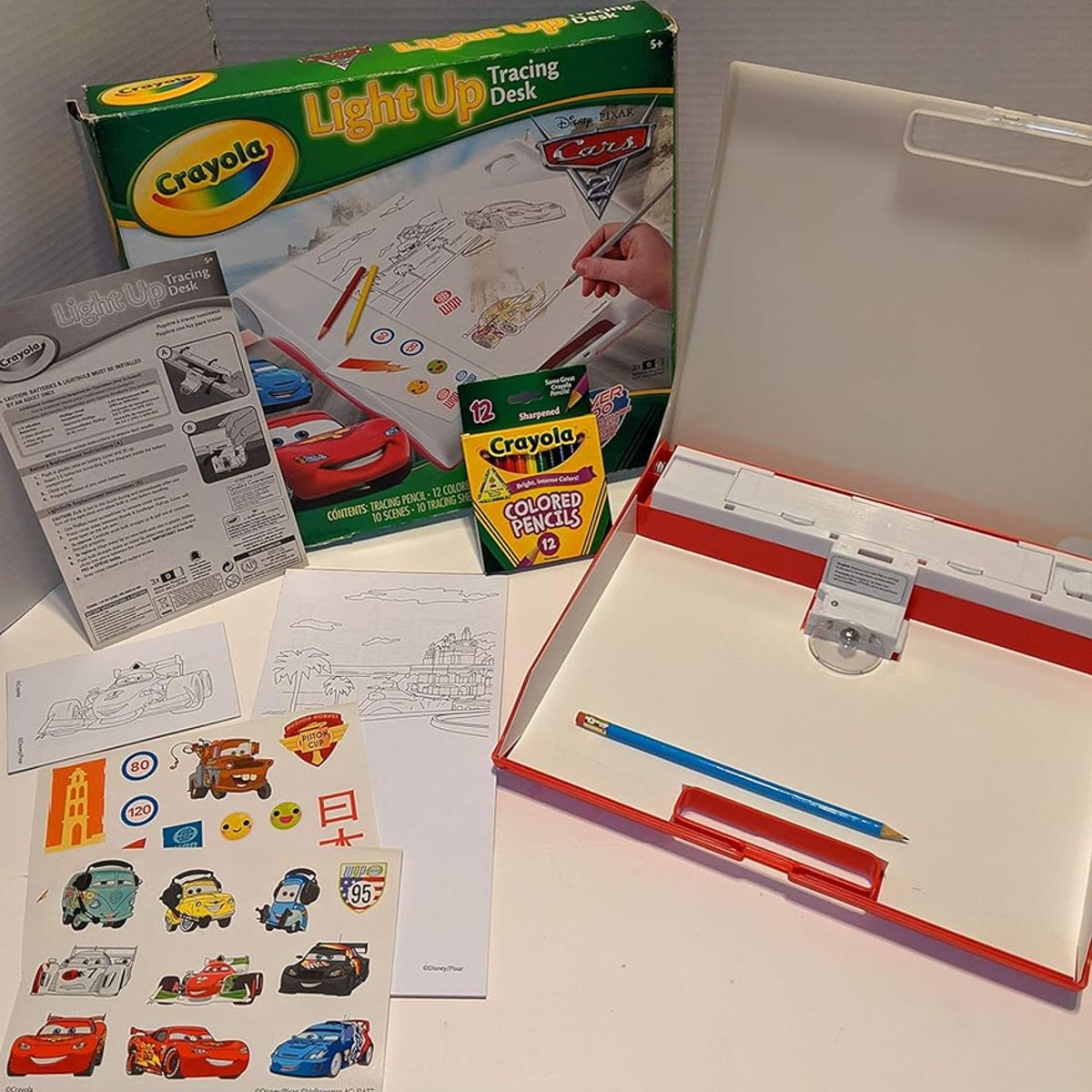 GENERICO - LIGHT UP TRACING DESK - CARS 2