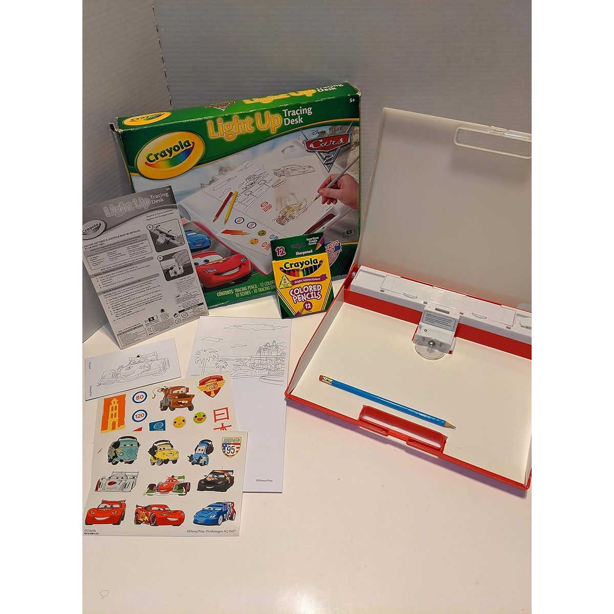 GENERICO - LIGHT UP TRACING DESK - CARS 2