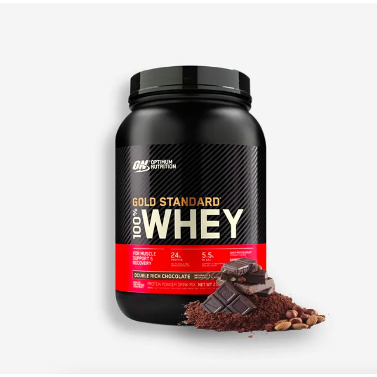 OPTIMUM NUTRITION - Gold Standard 100% Whey Optimum Nutrition chocolate 2lb