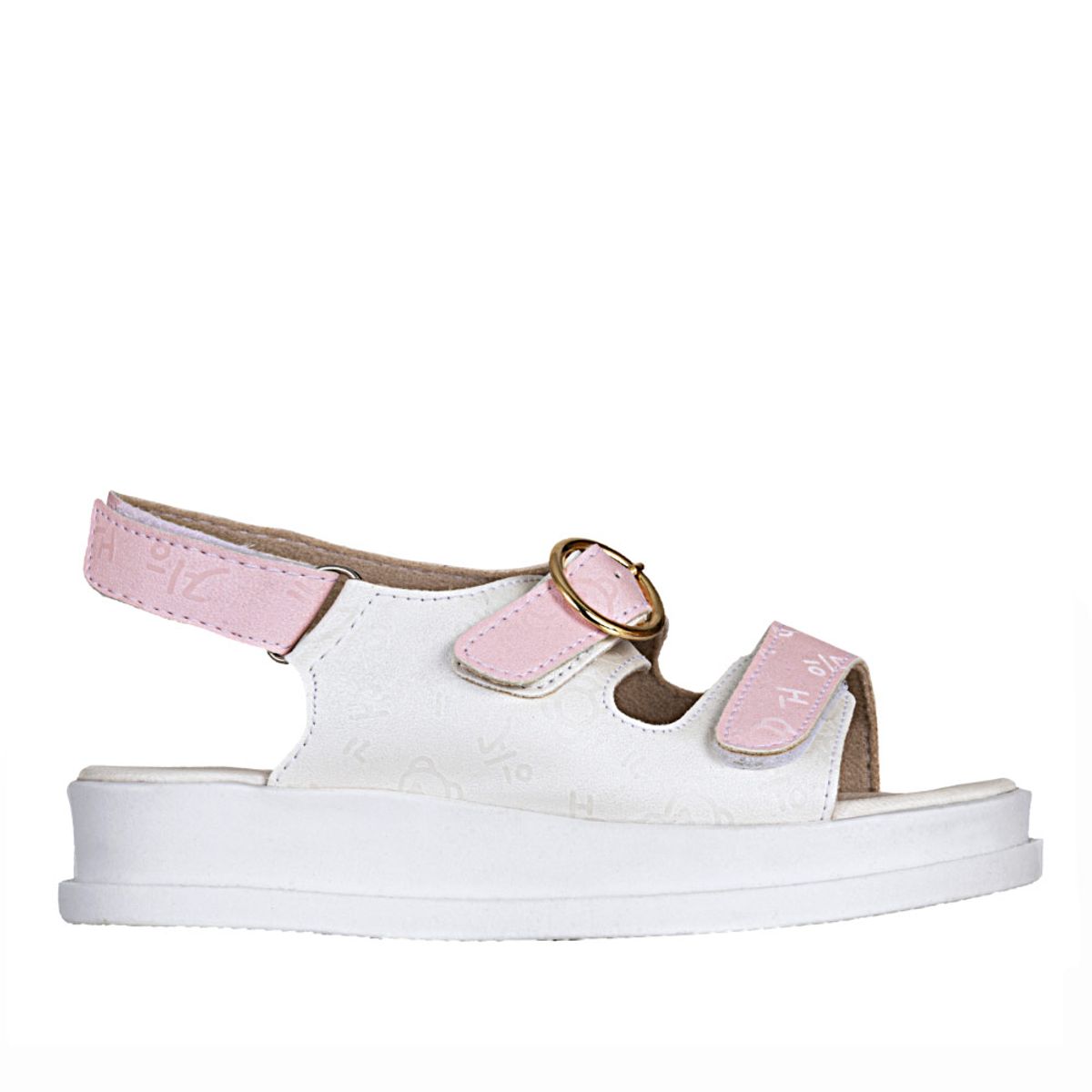 GUMBALL - Sandalia Casual de Niña gumball Bebita Rosado blanco