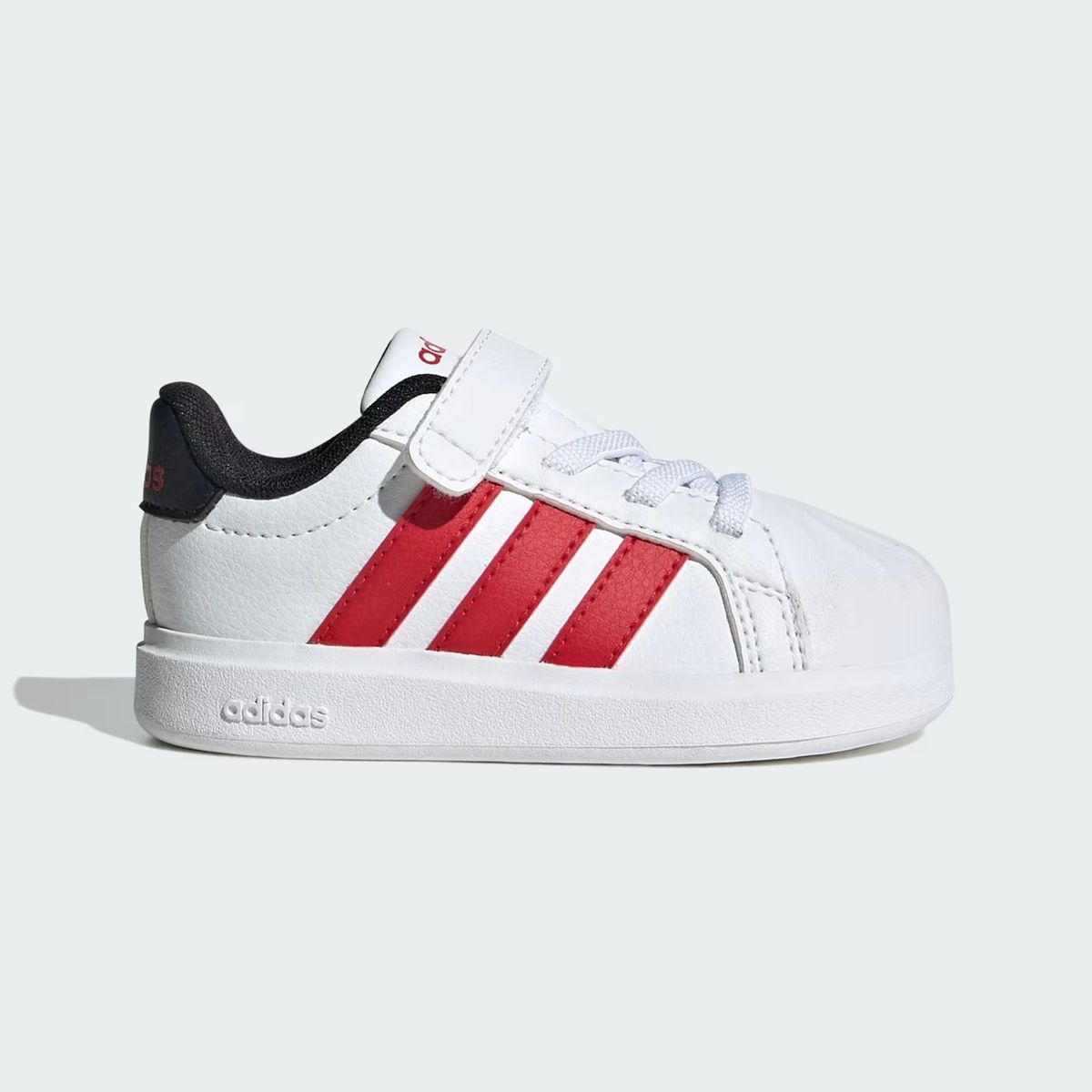 ADIDAS - Tenis Adidas Bebé Streettalk JQ8607 Blanco Rojo Casual