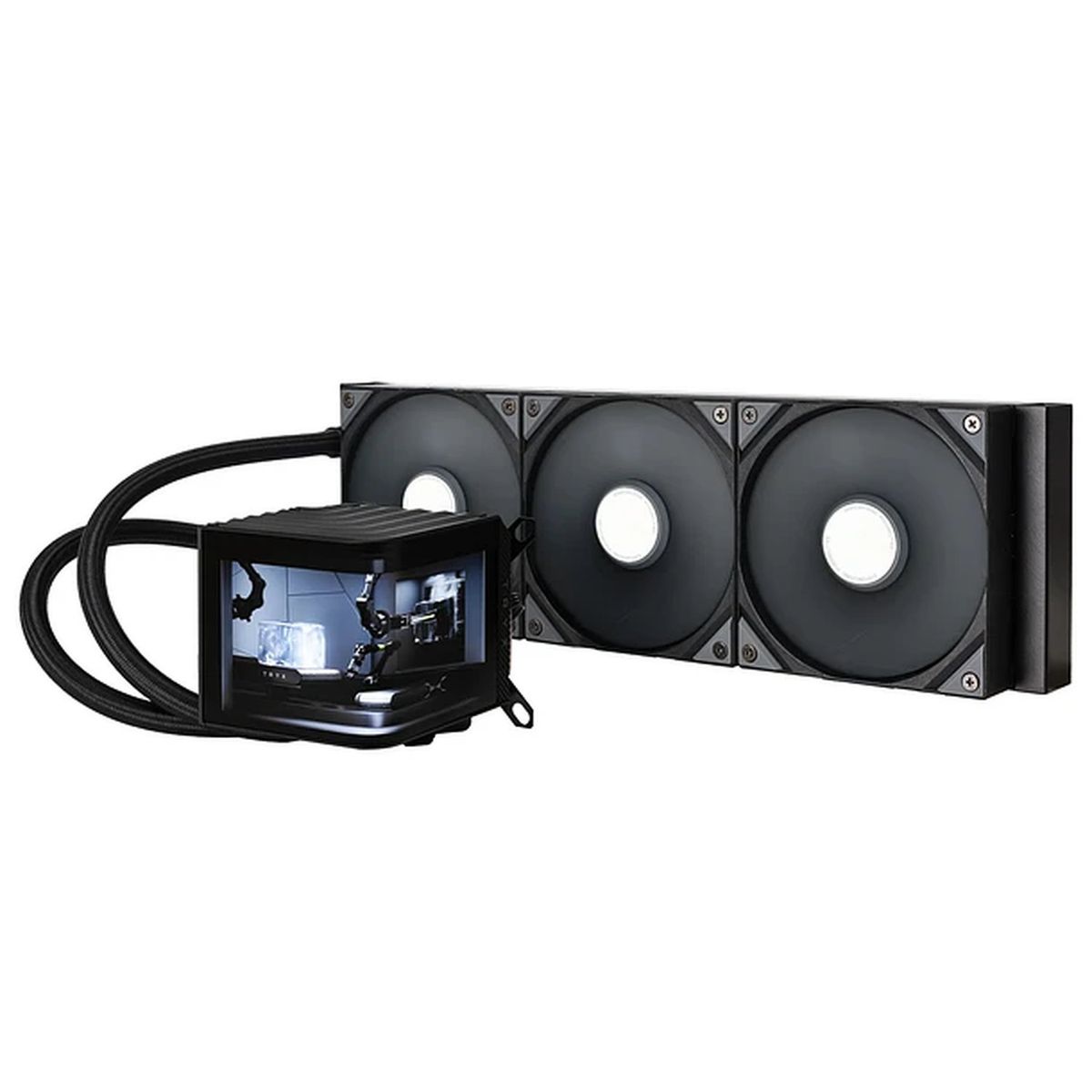 GENERICO - Refrigeración Líquida TRYX PANORAMA SE 360 ARGB Negra con Flujo Optimizado