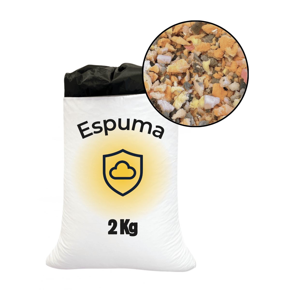 ESTILO RELAX - Relleno para puff y cojines - Espuma Molida - 2 kg