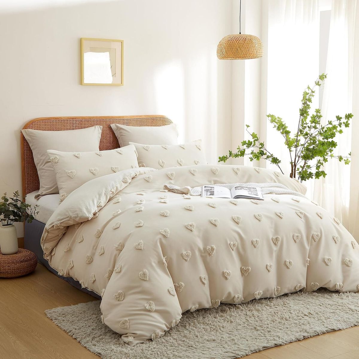 MY HOME STORE - Duvet Harmony  Love - Beige