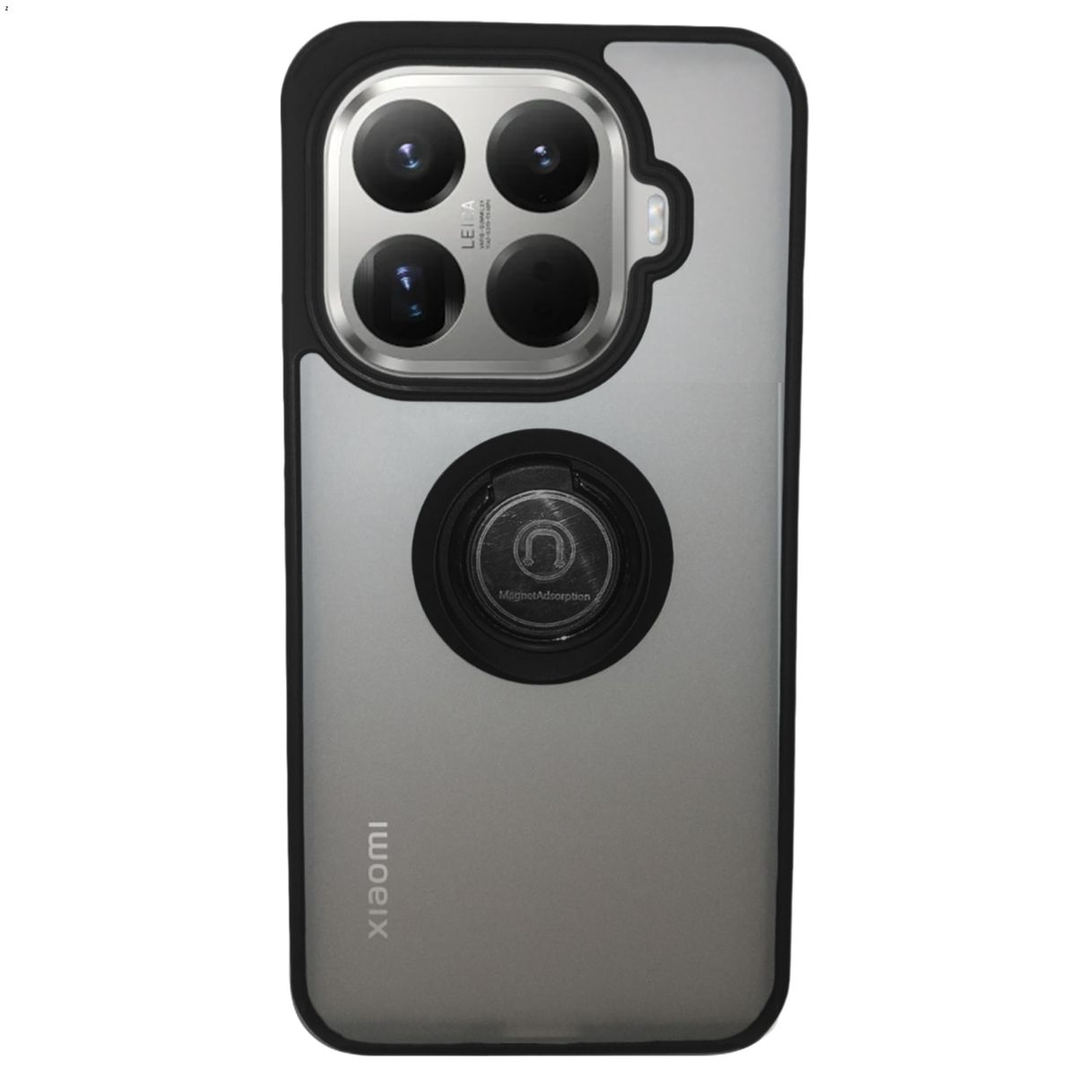 GENERICO - Case Funda Estuche Mate Con Anillo Compatible Xiaomi 15T Pro Negro