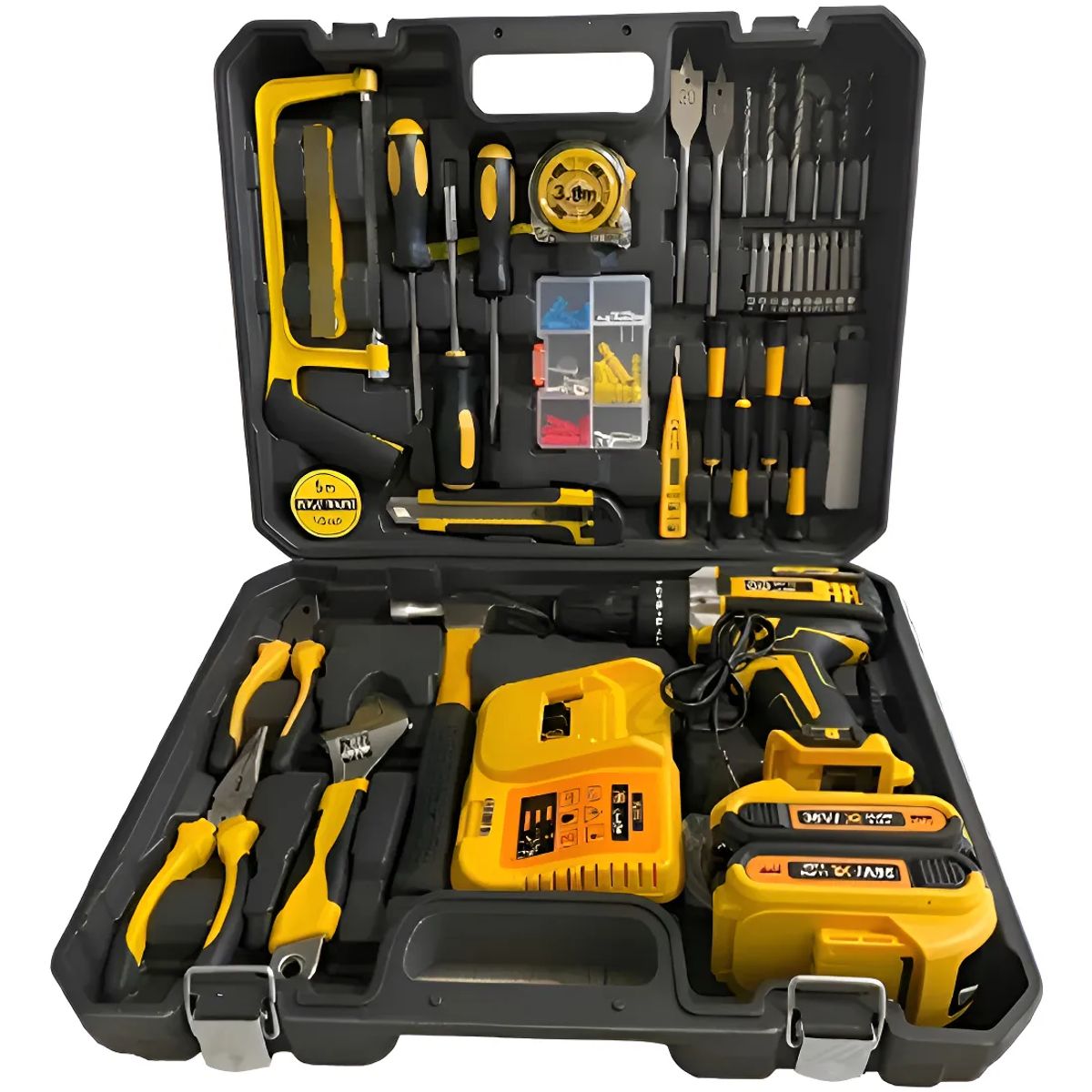 SHUNGA - Kit de Herramientas Multifunción con Taladro Inalámbrico